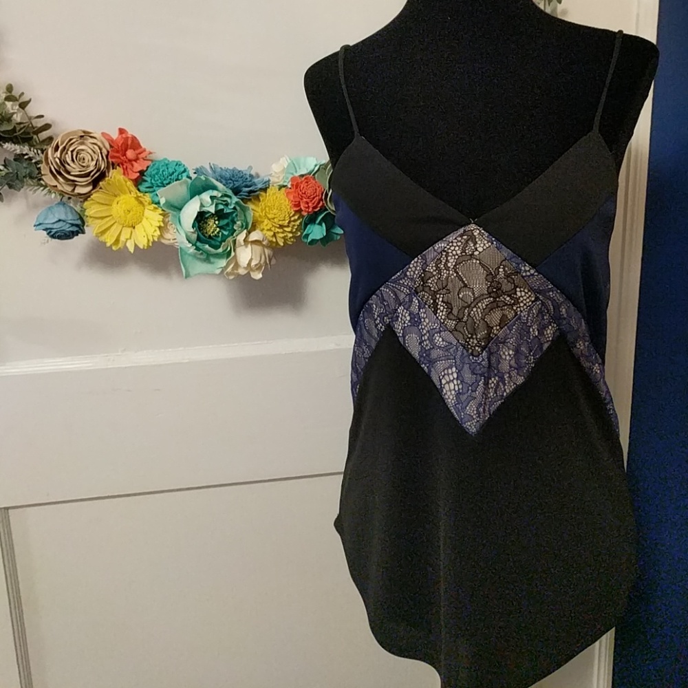 Express Lacey Two Tone Tank